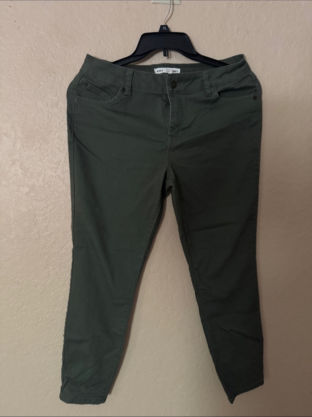 Artisan Olive Green Skinny Jeans